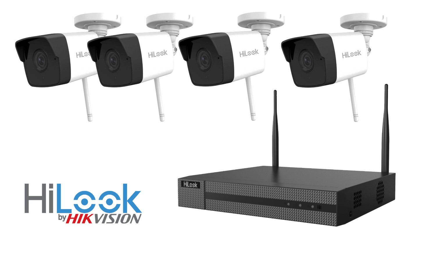 HILOOK WIFI KIT NVR-108MH-D/W 8CH 4 ADET B120D/W